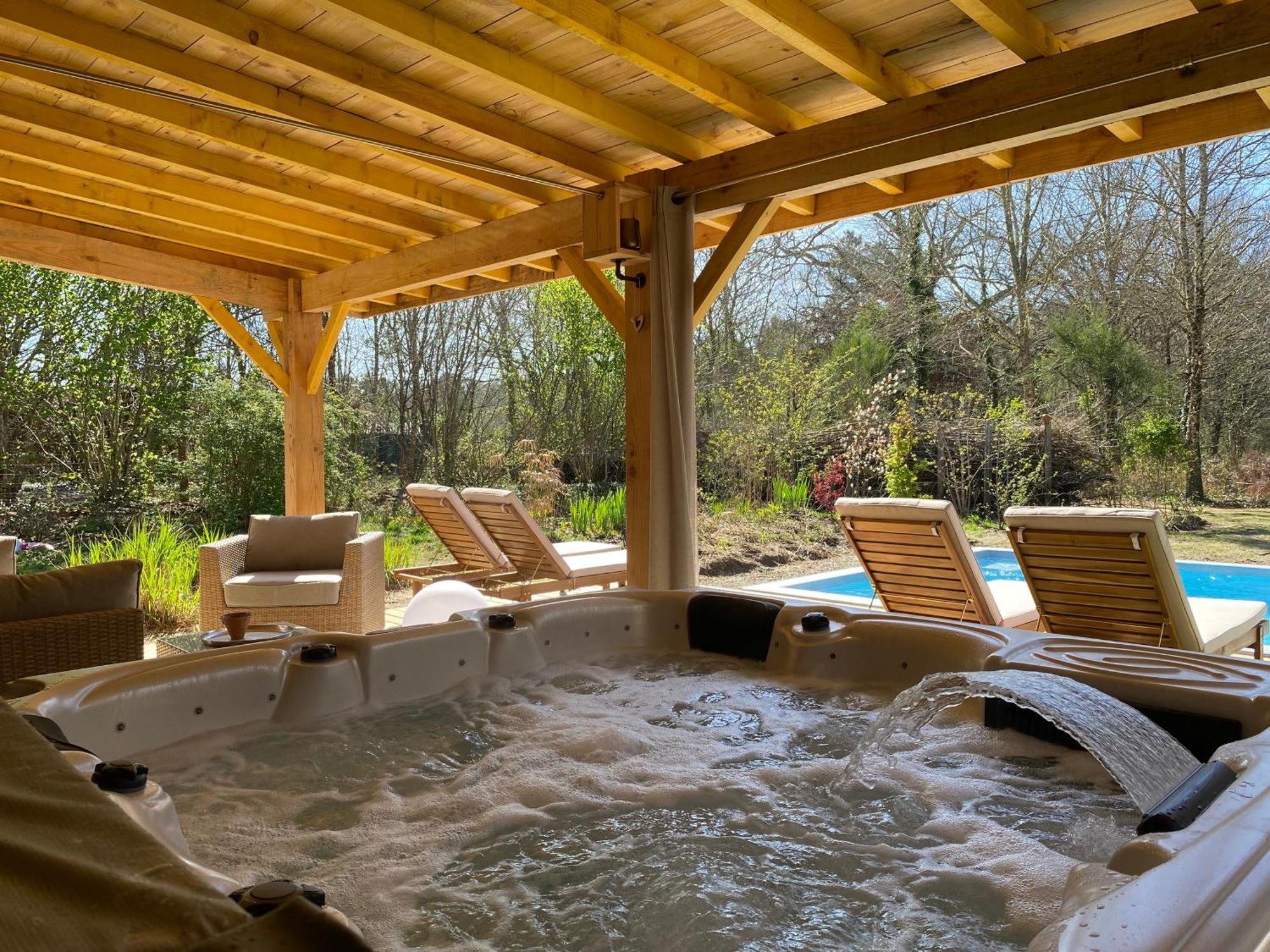 Gites & Spa De Charme " Ploum" Pouydesseaux Exteriér fotografie